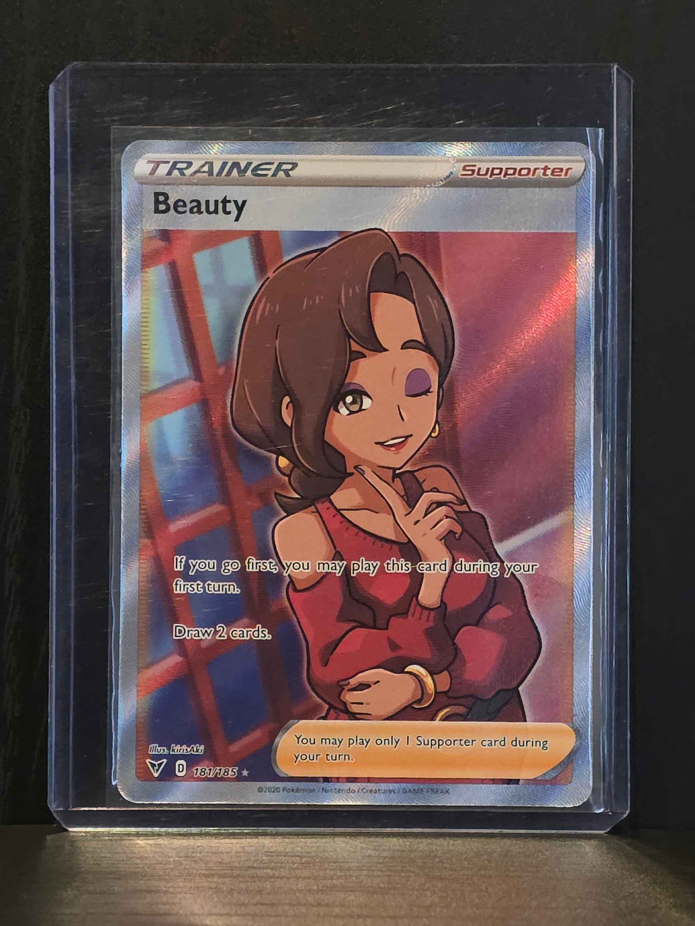 pokemon card beauty (Vivid Voltage: 181/185) The item may be Type:Psychic ONE PIECE Card Game ETB Triggers