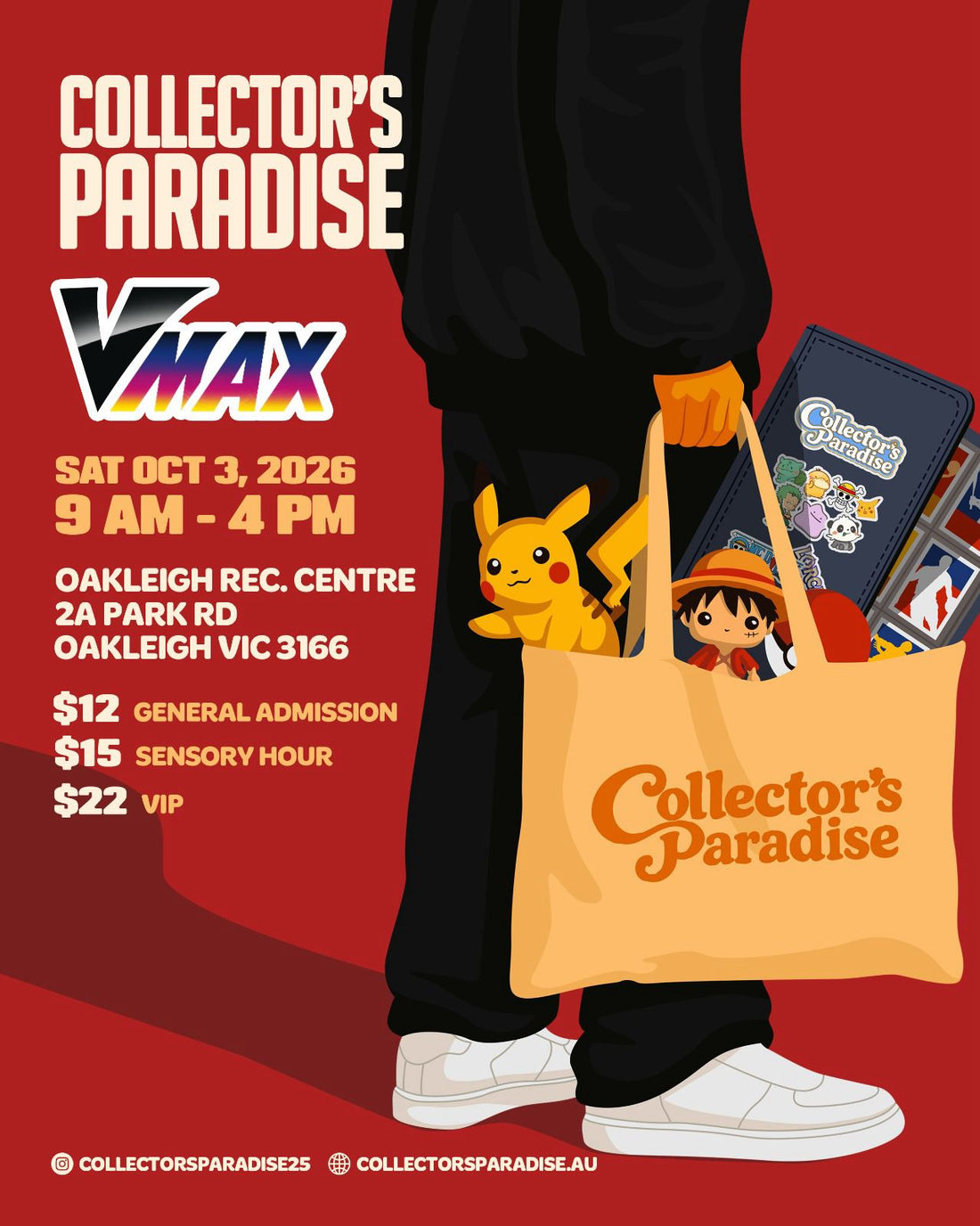 Kyral Collectables is heading to Collector’s Paradise VMAX on 3 October 2026. 