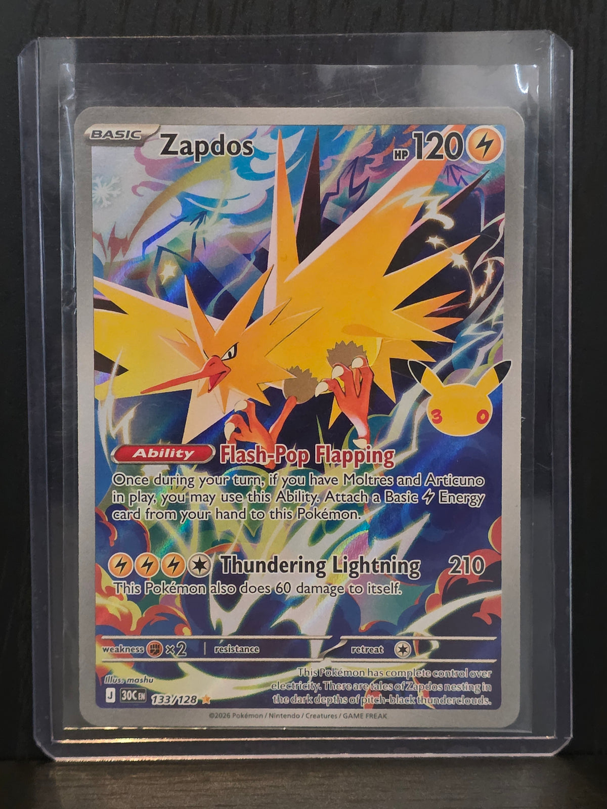 Zapdos (30th Celebration - 133/128)
