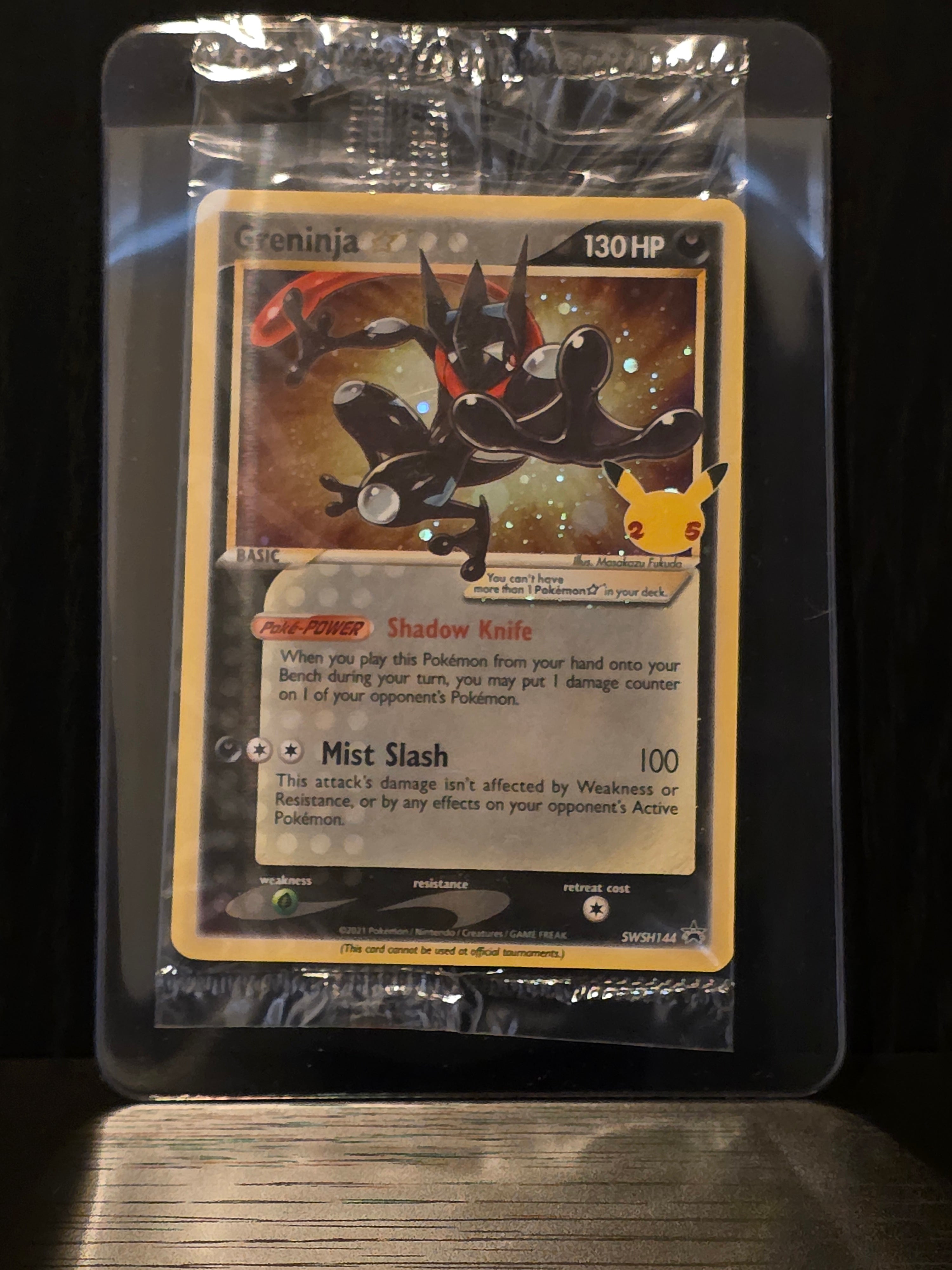 Greninja Gold Star (Sword & Shield Promo: SWSH144) Sealed
