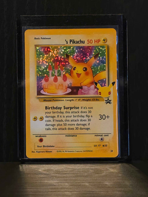 Birthday Pikachu (Celebrations - Classic Collection: 24)