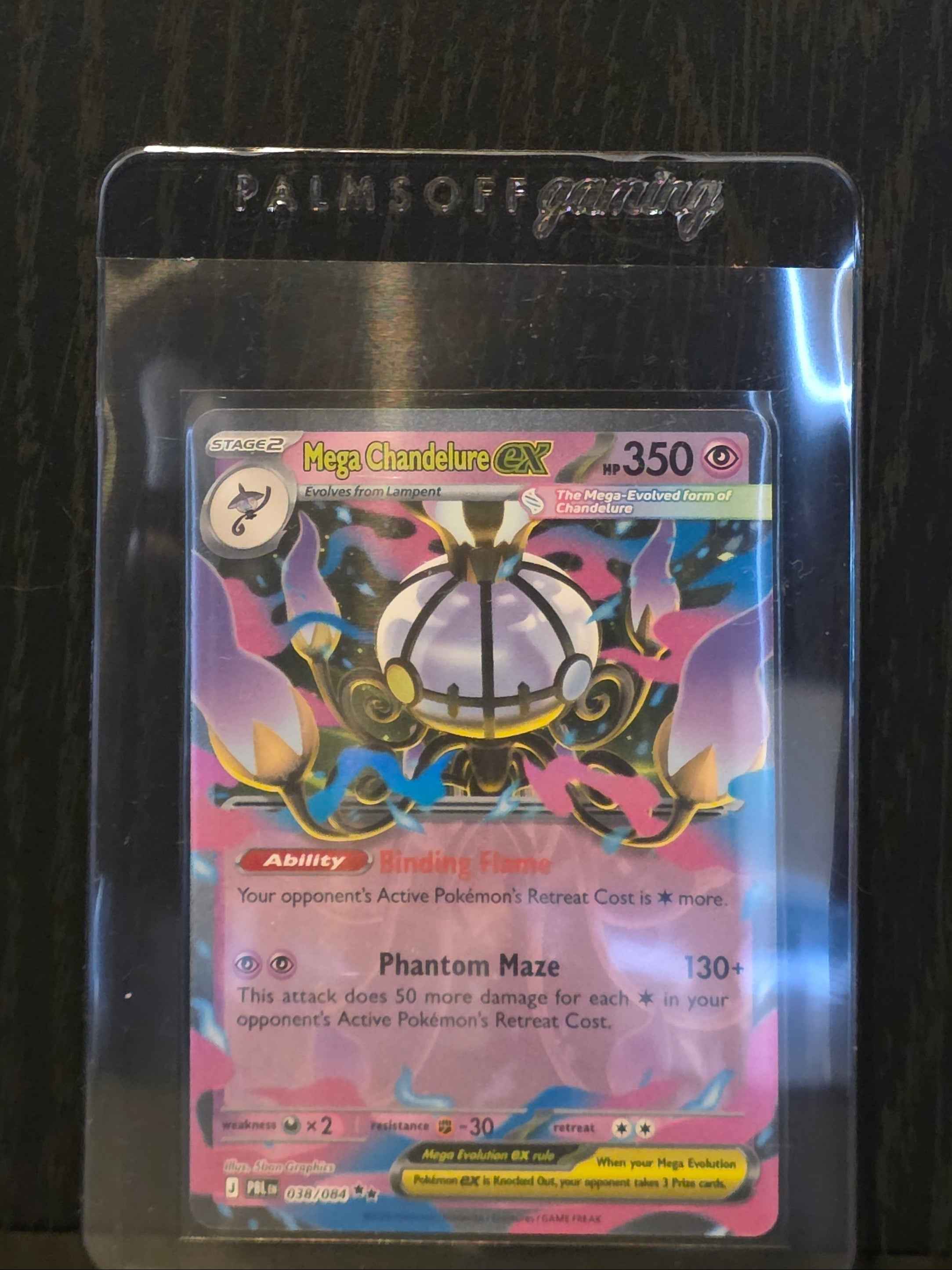 Mega Chadelure EX (Mega Evolution: Pitch Black: 038/084)