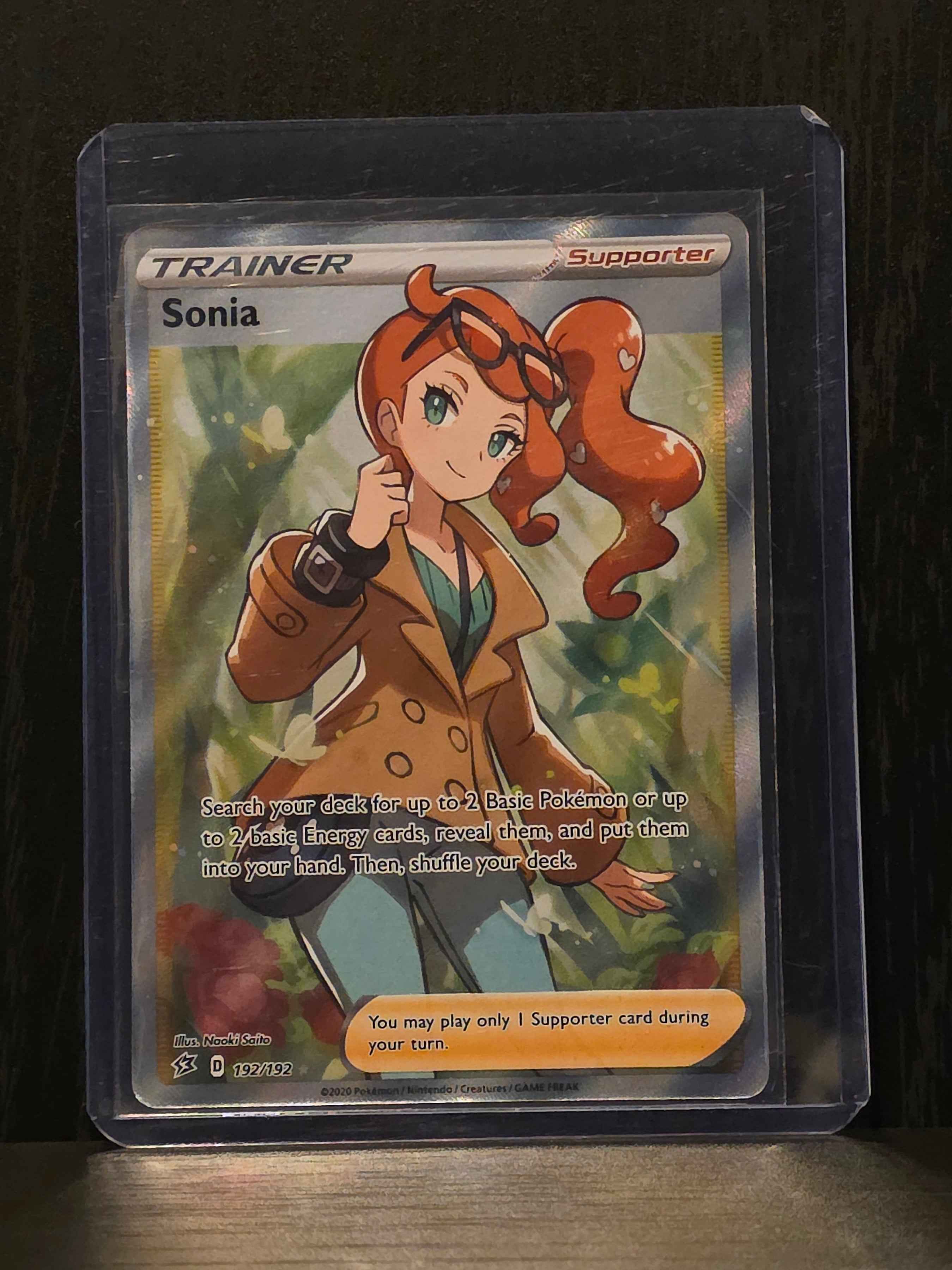 sonia pokemon card value (Rebel Clash: 192/192) – Kyral Collectables Variant:Green Sorpresa Evolves from null Rules The Lord of the
