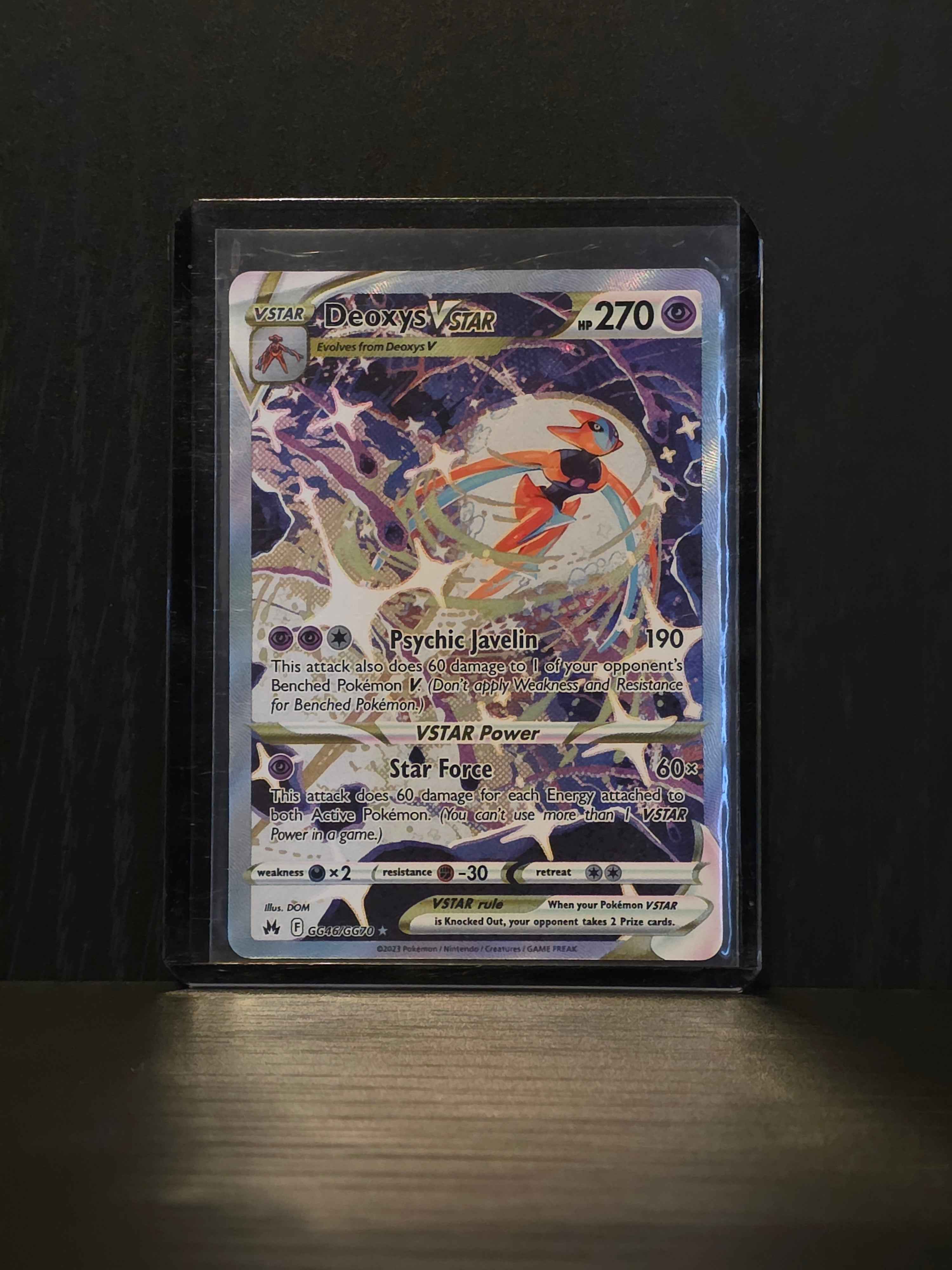 Deoxys Vstar (Crown Zenith: GG46/GG70)