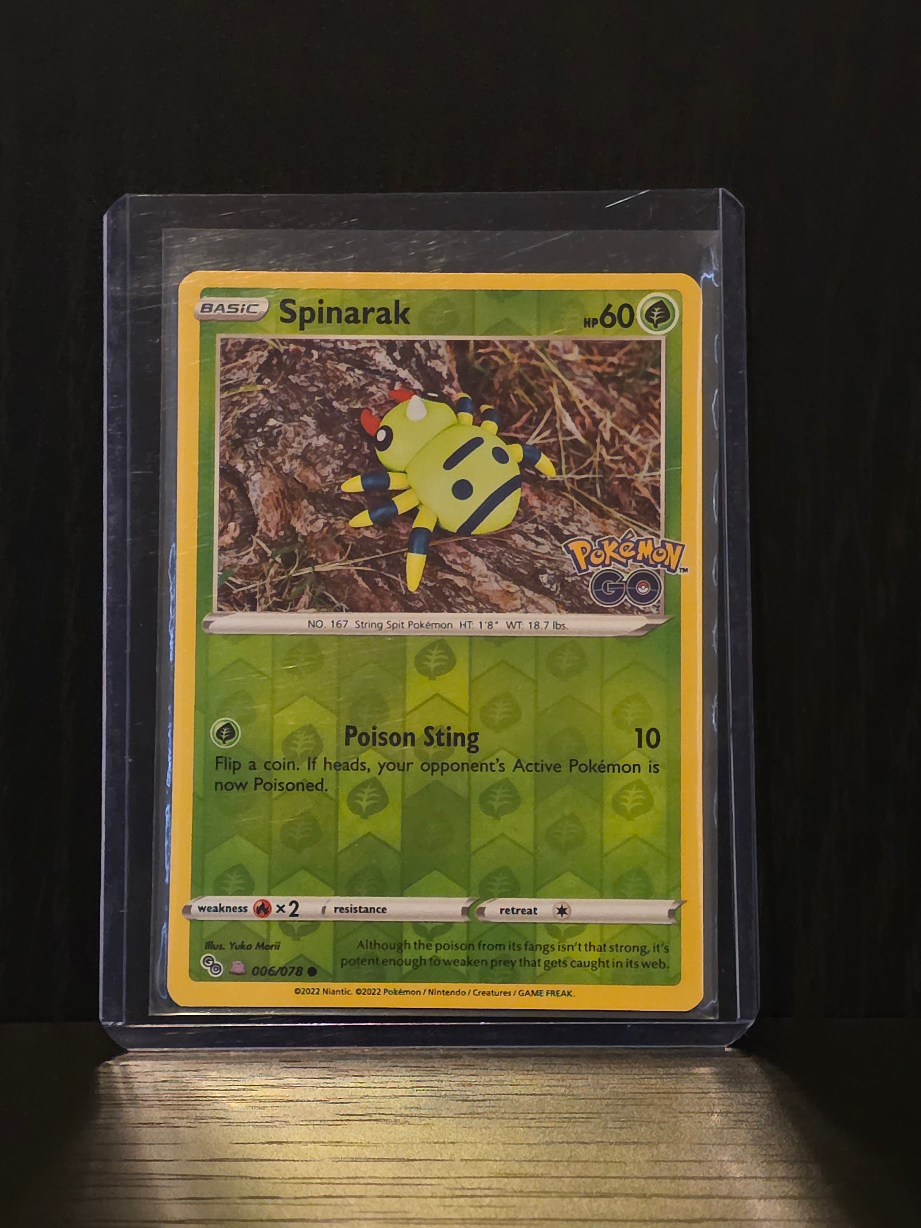 Spinarak (Peelable Ditto) (Pokemon Go: 006/078)