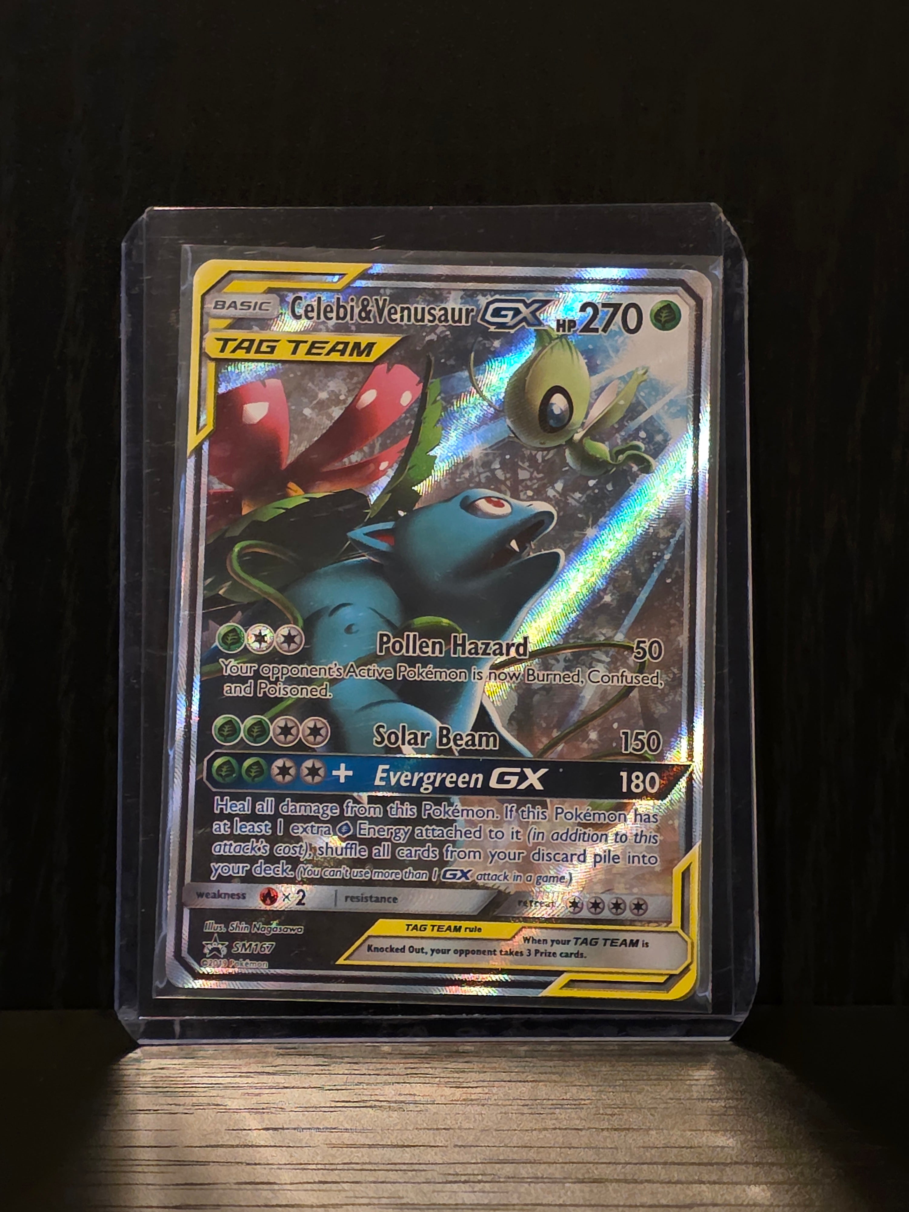 Celebi & Venusaur GX (Sun & Moon Promo: SM167)