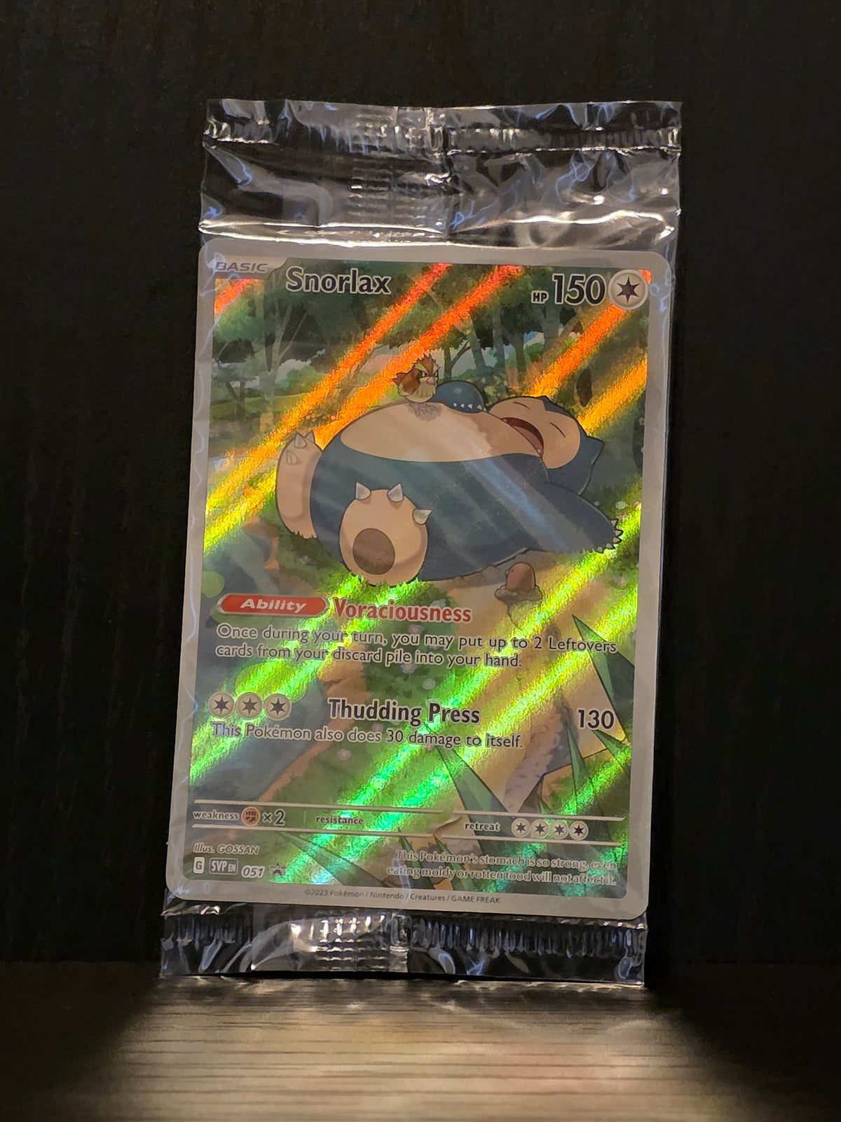 Snorlax (Scarlet & Violet Promo: 051) (Sealed)