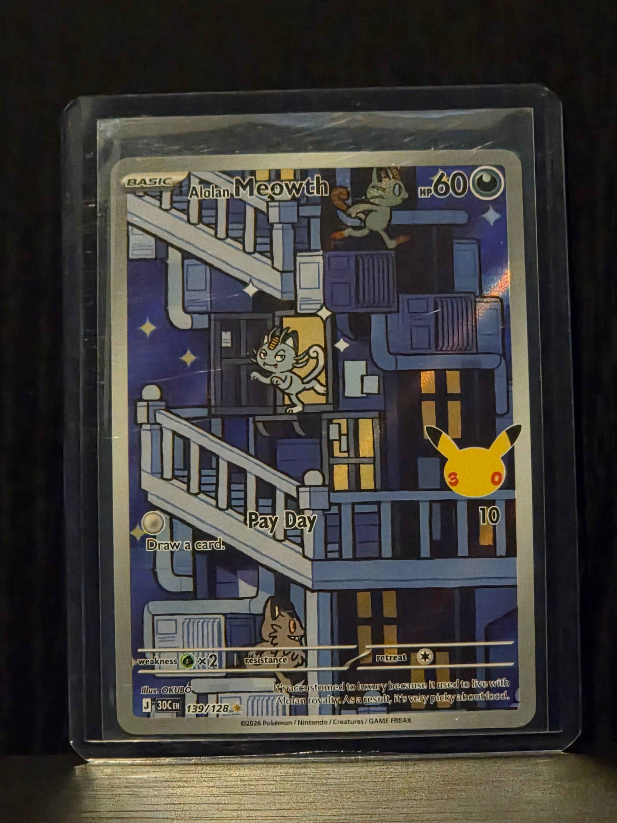 Alolan Meowth (30th Celebration - 139/128)