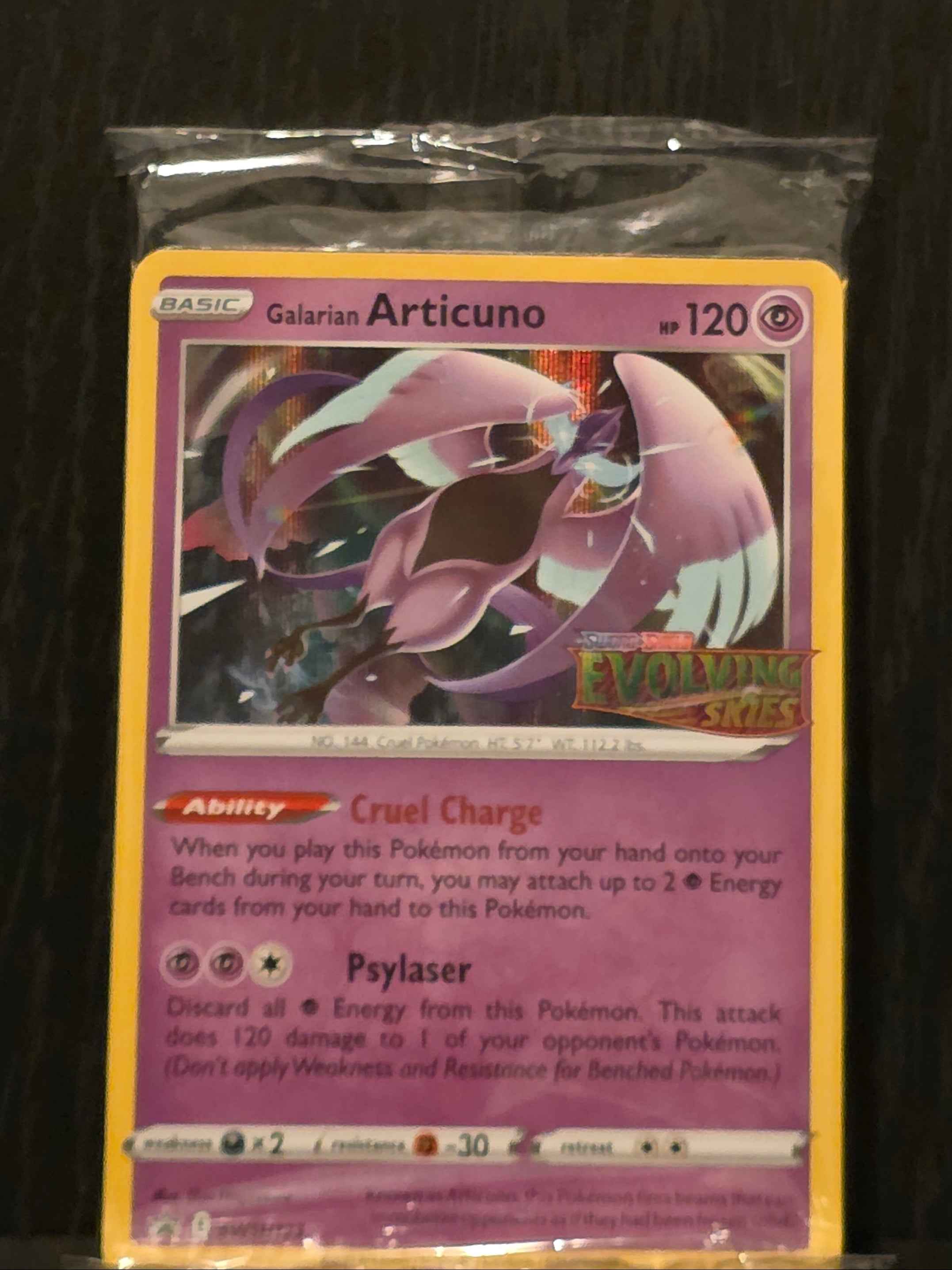 Galarian Articuno (Sword & Shield Promo: SWSH123) Sealed