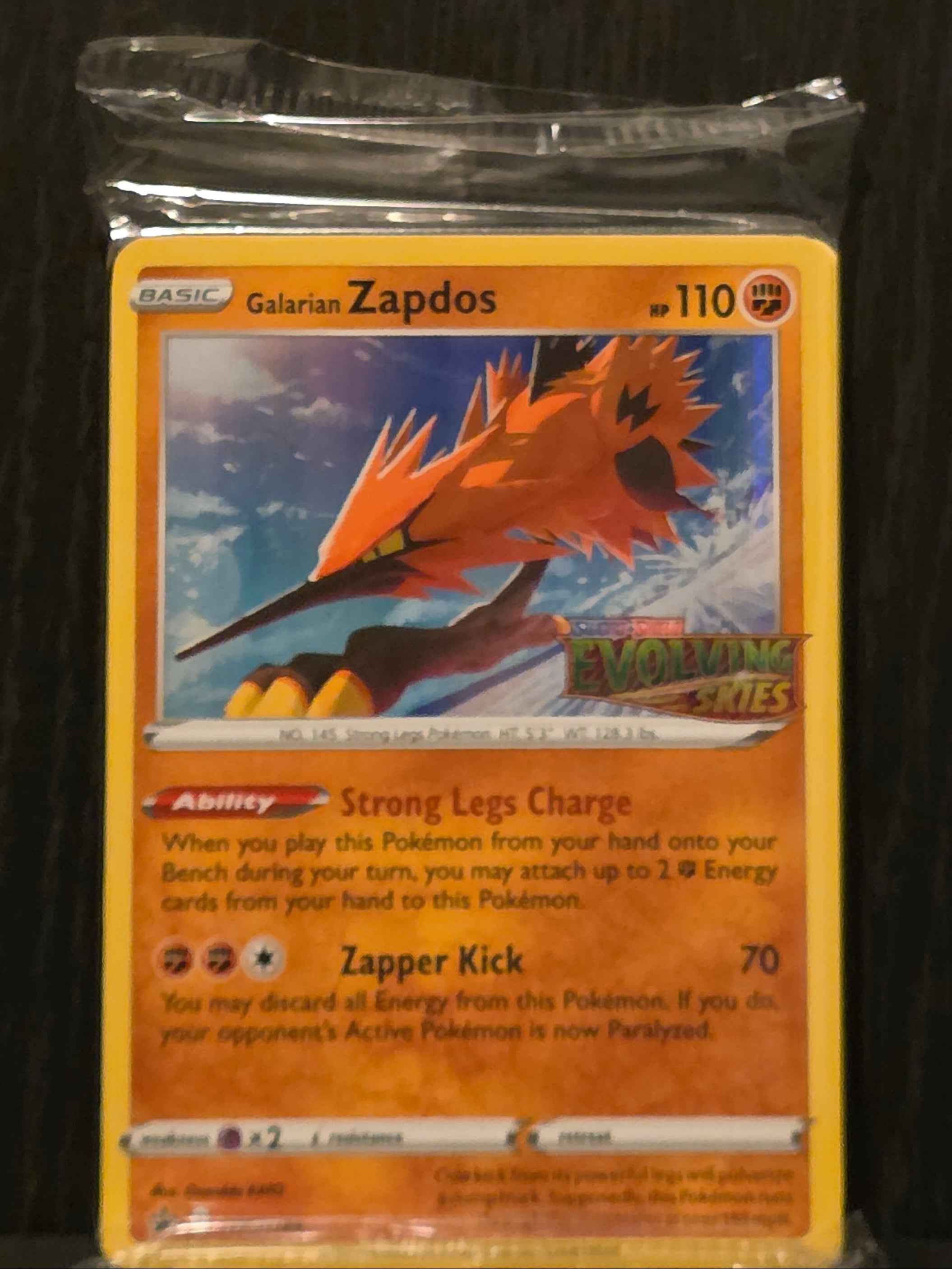 Galarian Zapdos (Sword & Shield Promo: SWSH124) Sealed