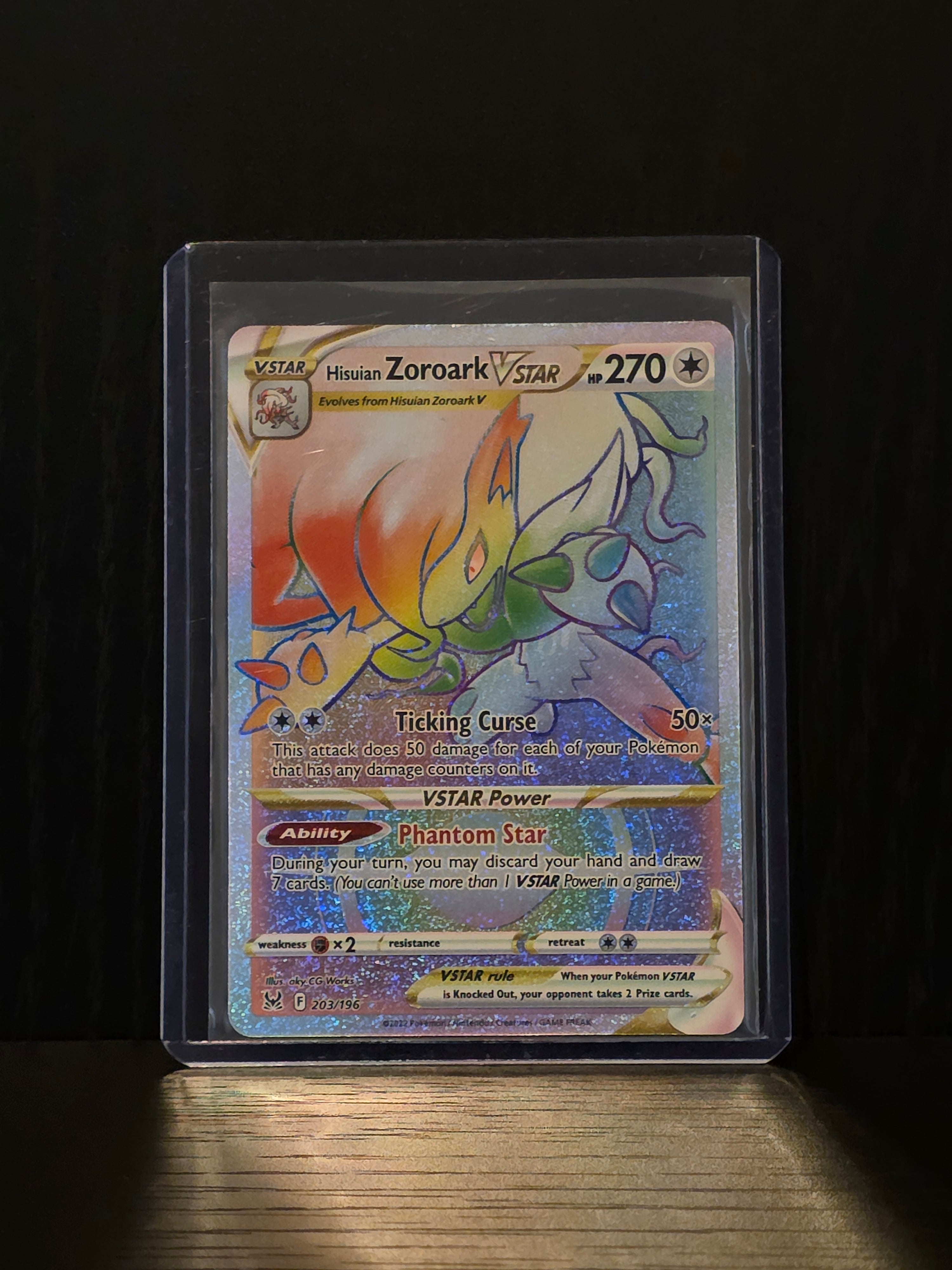 Hisuian Zoroark VSTAR (Lost Origin: 203/196)