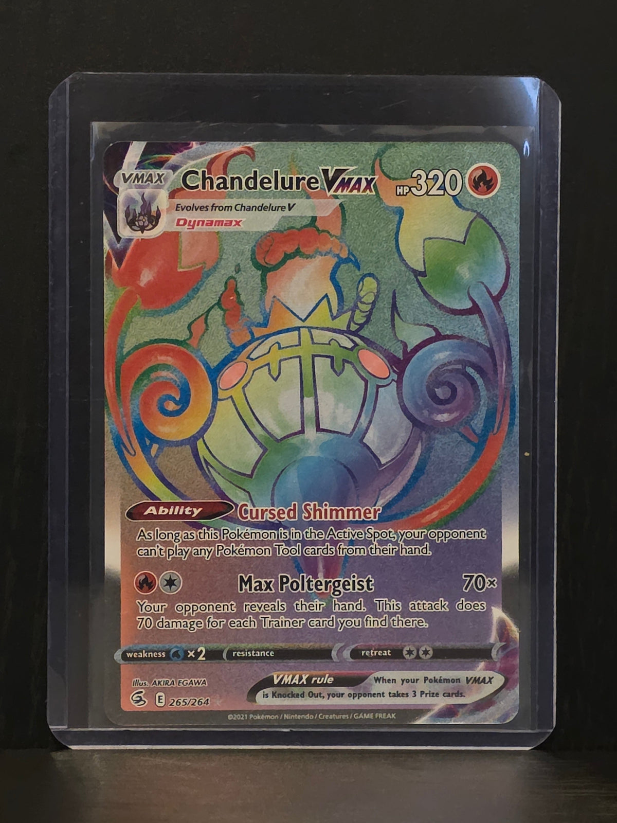 Chandelure VMAX (Fusion Strike: 265/264)