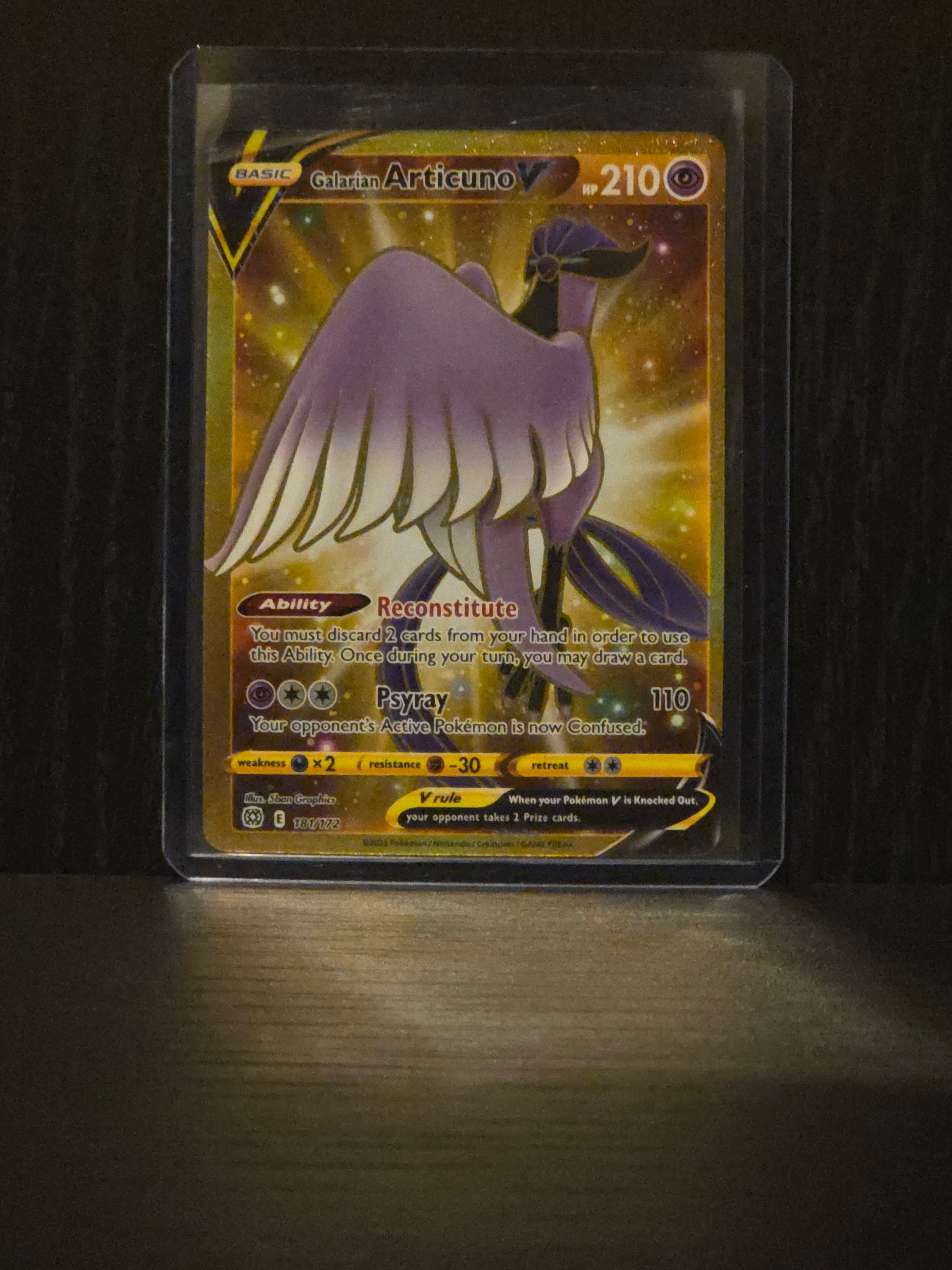 Galarian Articuno V (Brilliant Stars: 181/172)